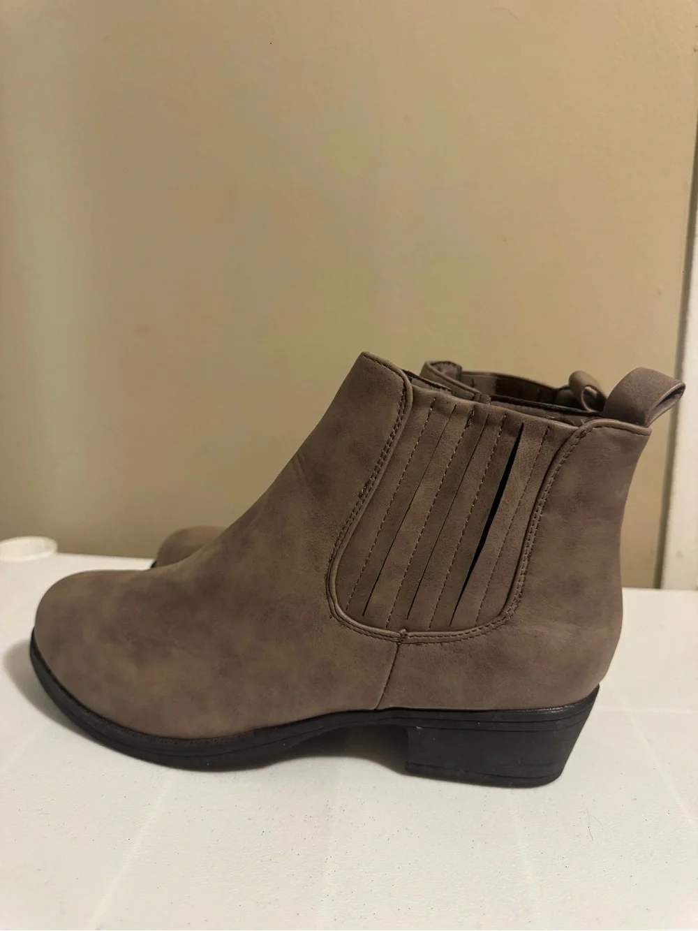 Streetwear Society Taupe Ankle Boots